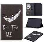 For Galaxy Tab A 8.0 (2019) T290 Colored Drawing Pattern Horizontal Flip Leather Case with Holder & Card Slots & Wallet(Smirk)