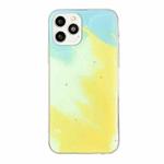 Watercolor Glitter Pattern Shockproof TPU Protective Case For iPhone 12 Pro Max(Autumn Leaves)