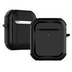 Wireless Earphones Shockproof Thunder Mecha TPU Protective Case For AirPods 1/2(Black)