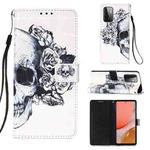For Samsung Galaxy A72 5G / 4G 3D Painting Horizontal Flip Leather Case with Holder & Card Slot & Wallet & Lanyard(Skull)