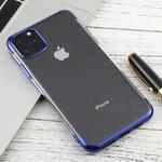 For iPhone 11 Pro Max Transparent TPU Anti-Drop And Waterproof Mobile Phone Protective Case(Blue)
