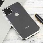 For iPhone 11 Pro Max Three-section Electroplating TPU Anti-Drop And Waterproof Mobile Phone Protective Case(Silver)