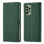 For Samsung Galaxy A52 5G/4G Forwenw F1 Series Matte Strong Magnetism Horizontal Flip Leather Case with Holder & Card Slots & Wallet & Photo Frame(Green)