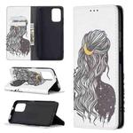 For Xiaomi Redmi Note 10 4G Colored Drawing Pattern Invisible Magnetic Horizontal Flip PU Leather Case with Holder & Card Slots & Wallet(Girl)