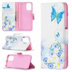 For Xiaomi Redmi Note 10 4G/Note 10s Colored Drawing Pattern Horizontal Flip Leather Case with Holder & Card Slots & Wallet(Butterfly Love)
