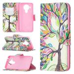 For Nokia 5.4 Colored Drawing Pattern Horizontal Flip Leather Case with Holder & Card Slots & Wallet(Tree Life)