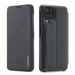 For Samsung Galaxy A12 5G LC.IMEEKE Hon Ancient Series Horizontal Flip Leather Case with Holder & Card Slot(Black)