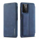 For Samsung Galaxy A72 5G / 4G LC.IMEEKE Hon Ancient Series Horizontal Flip Leather Case with Holder & Card Slot(Blue)