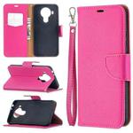 For Nokia 5.4 Litchi Texture Pure Color Horizontal Flip Leather Case with Holder & Card Slots & Wallet & Lanyard(Rose Red)