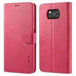 For Xiaomi Poco X3 NFC LC.IMEEKE Calf Texture Horizontal Flip Leather Case with Holder & Card Slots & Wallet(Red)