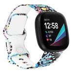 For Fitbit Versa 3 Printing Watch Band, Size:L(E)