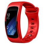 For Samsung Gear Fit2 Pro Silicone Watch Band, Size:S(Red)