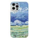 Oil Painting Pattern TPU Protective Case For iPhone 12 Pro Max(Landscape)