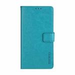 For Asus ROG Phone 5 idewei Crazy Horse Texture Horizontal Flip Leather Case with Holder & Card Slots & Wallet(Sky Blue)