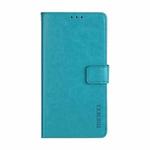 For Nokia C1 Plus idewei Crazy Horse Texture Horizontal Flip Leather Case with Holder & Card Slots & Wallet(Sky Blue)