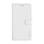 For OnePlus 9 Pro idewei Crazy Horse Texture Horizontal Flip Leather Case with Holder & Card Slots & Wallet(White)