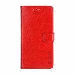 For Xiaomi Redmi Note 10 Pro idewei Crazy Horse Texture Horizontal Flip Leather Case with Holder & Card Slots & Wallet(Red)