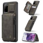 For Samsung Galaxy S20+ CaseMe C20 Multifunctional PC + TPU Protective Case with Holder & Card Slot & Wallet(Dark Coffee)