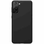 For Samsung Galaxy S21+ 5G NILLKIN Feeling Series Liquid Silicone Anti-fall Mobile Phone Protective Case(Black)