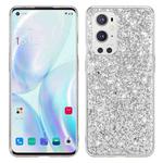 For OnePlus 9 Glitter Powder Shockproof TPU Protective Case(Silver)