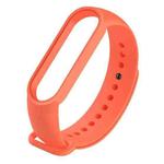 For Xiaomi Mi Band 6 (CA8856) Solid Color Silicone Watch Band(Orange)