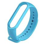 For Xiaomi Mi Band 6 (CA8856) Solid Color Silicone Watch Band(Sky Blue)