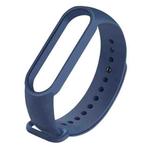 For Xiaomi Mi Band 6 (CA8856) Solid Color Silicone Watch Band(Midnight Blue)