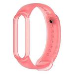 For Xiaomi Mi Band 6 (CA8856) Silicone Translucent Watch Band(Red)