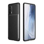 For vivo iQOO Neo5 Carbon Fiber Texture Shockproof TPU Case(Black)