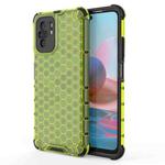 For Xiaomi Redmi Note 10 4G Shockproof Honeycomb PC + TPU Case(Green)