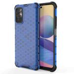 For Xiaomi Redmi Note 10 5G Shockproof Honeycomb PC + TPU Case(Blue)