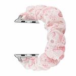 Fabric Hair Ring Watch Band For Apple Watch Series 8&7 41mm / SE 2&6&SE&5&4 40mm / 3&2&1 38mm(4)