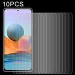 For Xiaomi Redmi Note 10 Pro / Note 10 Pro india 10 PCS 0.26mm 9H 2.5D Tempered Glass Film