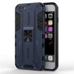 Supersonic PC + TPU Shock-proof Protective Case with Holder For iPhone 6 & 6s(Dark Blue)