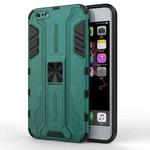 Supersonic PC + TPU Shock-proof Protective Case with Holder For iPhone 6 Plus & 6s Plus(Green)