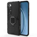 For Xiaomi Mi 10S Shockproof PC + TPU Protective Case with Magnetic Ring Holder(Black)