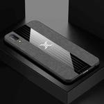 For Vivo V11 / X21S XINLI Stitching Cloth Texture Shockproof TPU Protective Case(Gray)