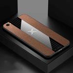 For Vivo X9 XINLI Stitching Cloth Texture Shockproof TPU Protective Case(Brown)