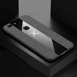 For Vivo X20 XINLI Stitching Cloth Texture Shockproof TPU Protective Case(Gray)
