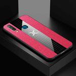 For Vivo Y3 / Y17 XINLI Stitching Cloth Texture Shockproof TPU Protective Case(Red)