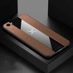 For Vivo Y71 XINLI Stitching Cloth Texture Shockproof TPU Protective Case(Brown)