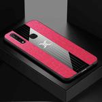 For Vivo Z5X XINLI Stitching Cloth Texture Shockproof TPU Protective Case(Red)