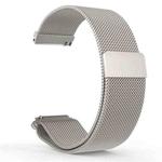 22mm Milanese Stainless Steel Replacement Watchband for Huawei Watch GT2 Pro / Amazfit GTR 2(Silver)