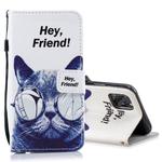 For iPhone 11 Horizontal Flip Leather Case with Holder & Card Slots & Wallet(Cool Cat)