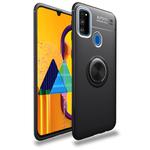 For Galaxy M30s Lenuo Shockproof TPU Case with Invisible Holder(Black)