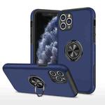 For iPhone 11 Pro Magnetic Ring Kickstand Shockproof Phone Case (Blue)