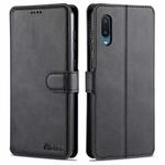 For Samsung Galaxy A02 AZNS Calf Texture Horizontal Flip Leather Case with Holder & Card Slots & Wallet & Photo Frame(Black)