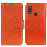 For Alcatel 1L (2021) Nappa Texture Horizontal Flip Leather Case with Holder & Card Slots & Wallet(Orange)