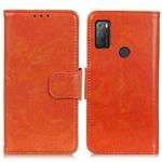 For Alcatel 1S (2021) Nappa Texture Horizontal Flip Leather Case with Holder & Card Slots & Wallet(Orange)