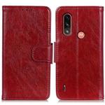 For Motorola Moto E7 Power (2021) Nappa Texture Horizontal Flip Leather Case with Holder & Card Slots & Wallet(Red)